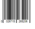 Barcode Image for UPC code 0026715265206