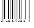 Barcode Image for UPC code 0026737205167