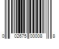 Barcode Image for UPC code 002675000088