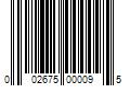 Barcode Image for UPC code 002675000095