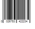 Barcode Image for UPC code 0026753422234