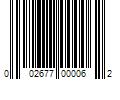 Barcode Image for UPC code 002677000062