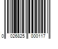 Barcode Image for UPC code 0026825000117