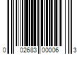 Barcode Image for UPC code 002683000063