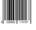 Barcode Image for UPC code 0026862114167