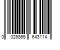 Barcode Image for UPC code 0026865643114