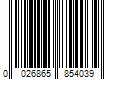 Barcode Image for UPC code 0026865854039