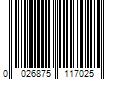 Barcode Image for UPC code 0026875117025