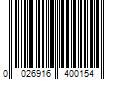 Barcode Image for UPC code 0026916400154