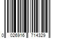 Barcode Image for UPC code 0026916714329