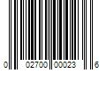 Barcode Image for UPC code 002700000236