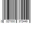 Barcode Image for UPC code 0027000372449