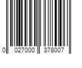 Barcode Image for UPC code 0027000378007