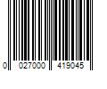 Barcode Image for UPC code 0027000419045