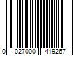 Barcode Image for UPC code 0027000419267