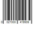 Barcode Image for UPC code 0027000419939