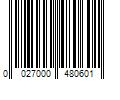 Barcode Image for UPC code 0027000480601