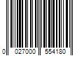 Barcode Image for UPC code 0027000554180