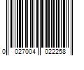 Barcode Image for UPC code 0027004022258