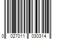 Barcode Image for UPC code 0027011030314