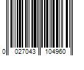 Barcode Image for UPC code 0027043104960