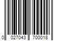 Barcode Image for UPC code 0027043700018