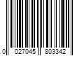 Barcode Image for UPC code 0027045803342