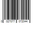 Barcode Image for UPC code 0027077072044