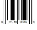 Barcode Image for UPC code 002710000080