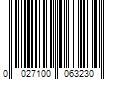 Barcode Image for UPC code 0027100063230