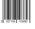 Barcode Image for UPC code 0027108103853