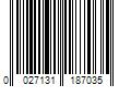 Barcode Image for UPC code 0027131187035