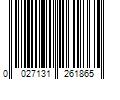 Barcode Image for UPC code 0027131261865