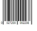 Barcode Image for UPC code 0027200002238