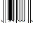 Barcode Image for UPC code 002721000079