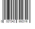 Barcode Image for UPC code 0027242892316