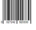 Barcode Image for UPC code 0027242920330