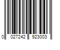 Barcode Image for UPC code 0027242923003