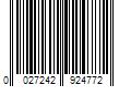 Barcode Image for UPC code 0027242924772