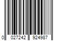 Barcode Image for UPC code 0027242924987