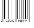 Barcode Image for UPC code 0027242925540