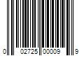 Barcode Image for UPC code 002725000099