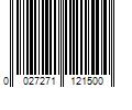 Barcode Image for UPC code 0027271121500