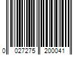 Barcode Image for UPC code 0027275200041