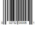 Barcode Image for UPC code 002732000051