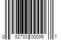 Barcode Image for UPC code 002733000067