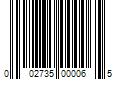 Barcode Image for UPC code 002735000065