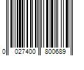 Barcode Image for UPC code 0027400800689