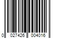 Barcode Image for UPC code 0027426004016