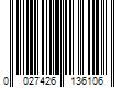 Barcode Image for UPC code 0027426136106